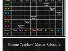 37 Customize Class Schedule Template Elementary School For Free for Class Schedule Template Elementary School