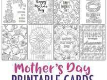 37 Customize Mother S Day Card Template For Colouring Layouts for Mother S Day Card Template For Colouring