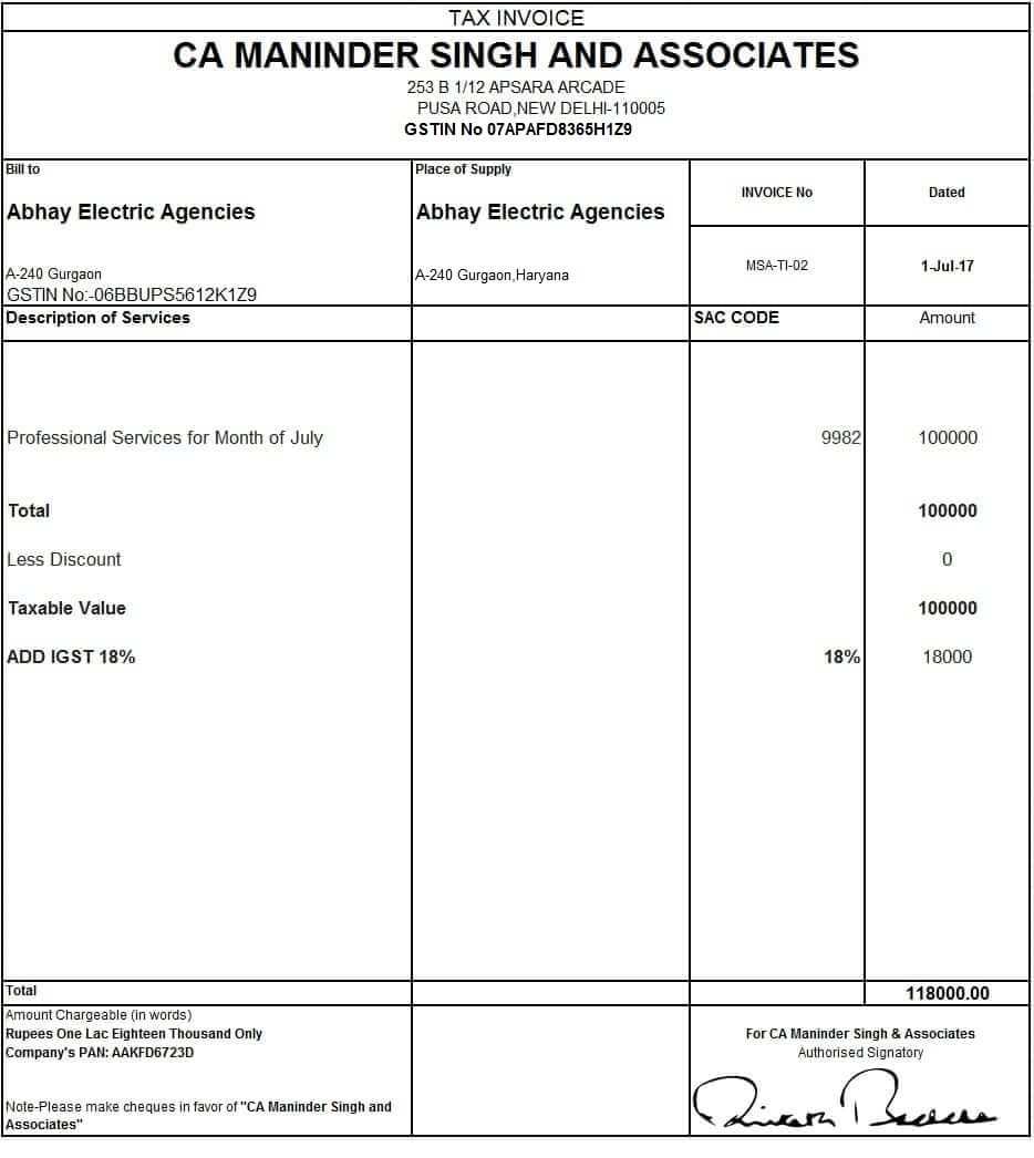 37 Customize Our Free Blank Gst Invoice Template With Stunning Design with Blank Gst Invoice Template