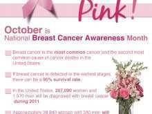 37 Customize Our Free Breast Cancer Awareness Flyer Template Free Maker by Breast Cancer Awareness Flyer Template Free