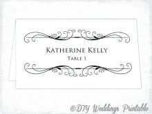 37 Customize Wedding Name Card Templates Free Templates with Wedding Name Card Templates Free