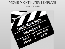 37 Format Family Movie Night Flyer Template Now by Family Movie Night Flyer Template
