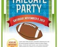 37 Format Free Football Tailgate Flyer Template Maker by Free Football Tailgate Flyer Template