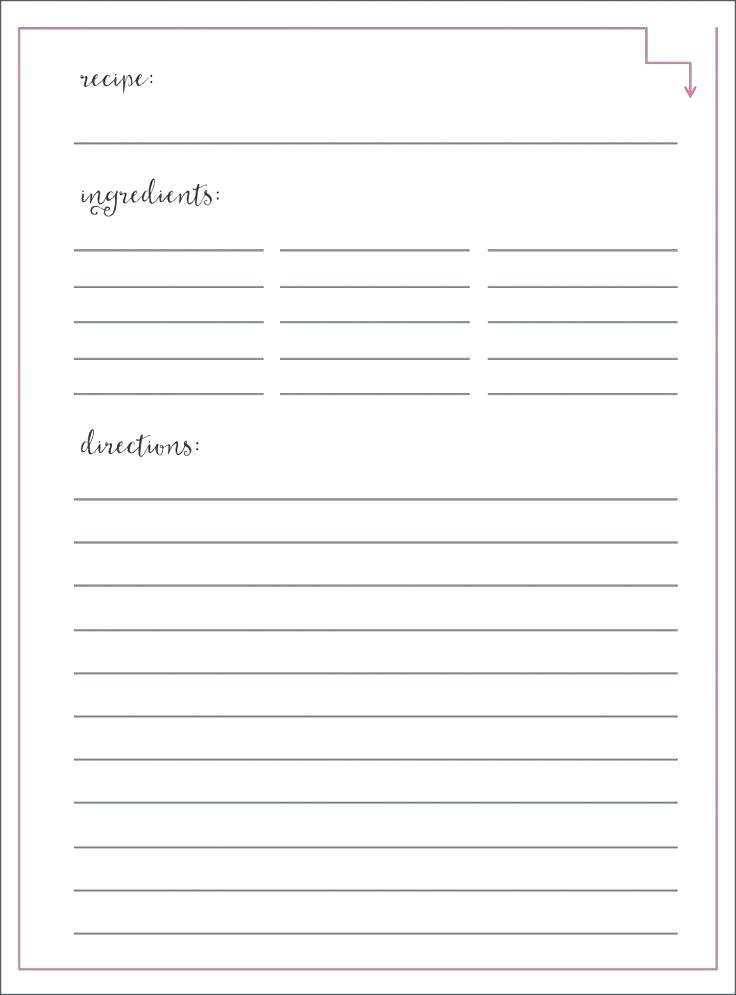 37 Format Free Printable Recipe Card Template For Mac For Free for Free Printable Recipe Card Template For Mac