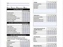 37 Format Grade R Report Card Template PSD File with Grade R Report Card Template