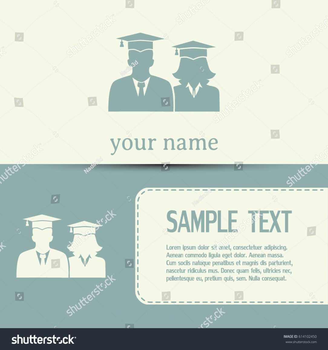 Graduation Name Card Template from legaldbol.com