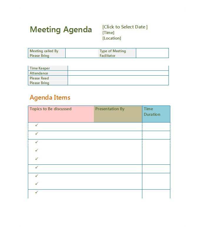 37 Format Microsoft Office 2016 Meeting Agenda Template Now for Microsoft Office 2016 Meeting Agenda Template