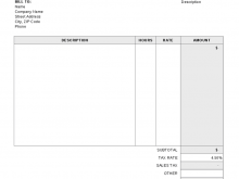 37 Free Invoice Template Without Company Name For Free by Invoice Template Without Company Name