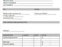 Invoice Template For It Consulting Services
