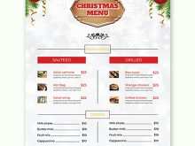 37 Online Menu Card Template Christmas Formating by Menu Card Template Christmas