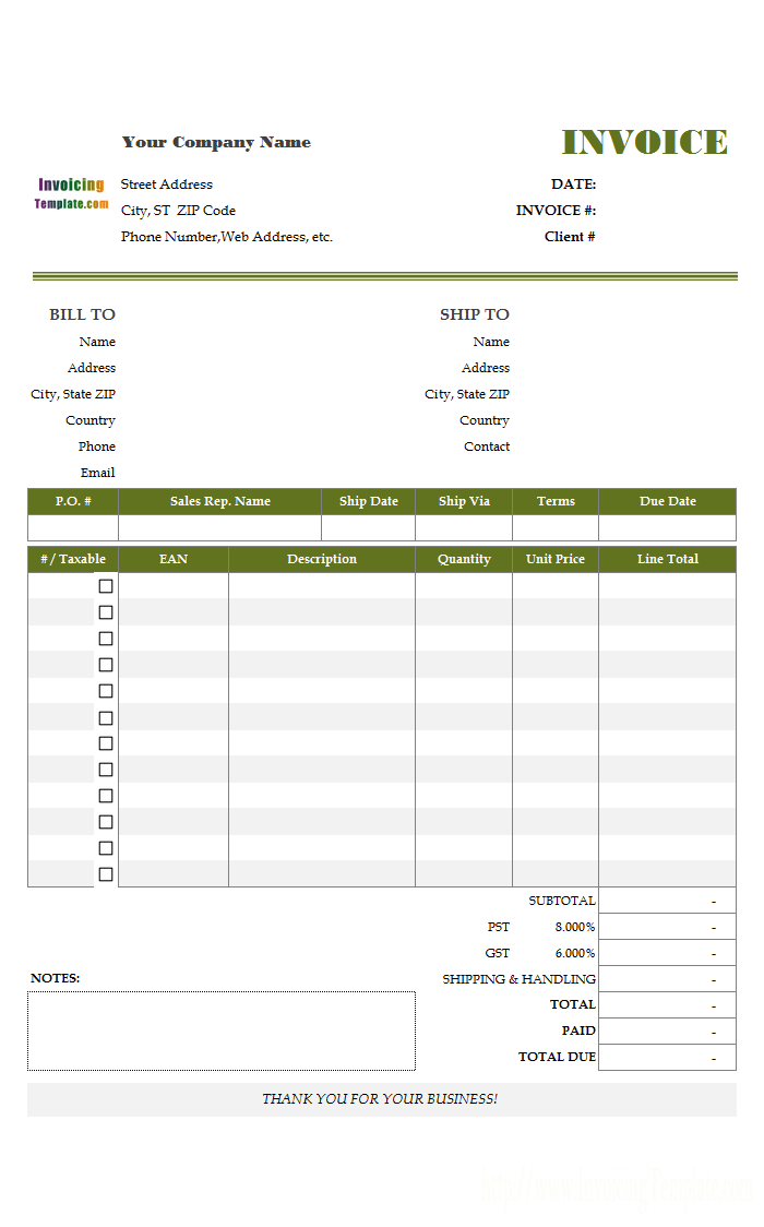 37 Online Personal Sales Invoice Template Templates for Personal Sales Invoice Template