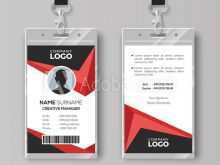 37 Red Black Id Card Template Photo with Red Black Id Card Template