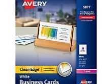 37 Report Avery Business Card Template 8471 in Word with Avery Business Card Template 8471