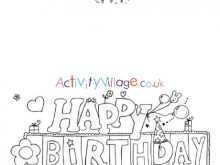 37 Report Birthday Card Template Activity Village With Stunning Design with Birthday Card Template Activity Village