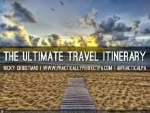 37 Report Travel Itinerary Ppt Template Maker for Travel Itinerary Ppt Template