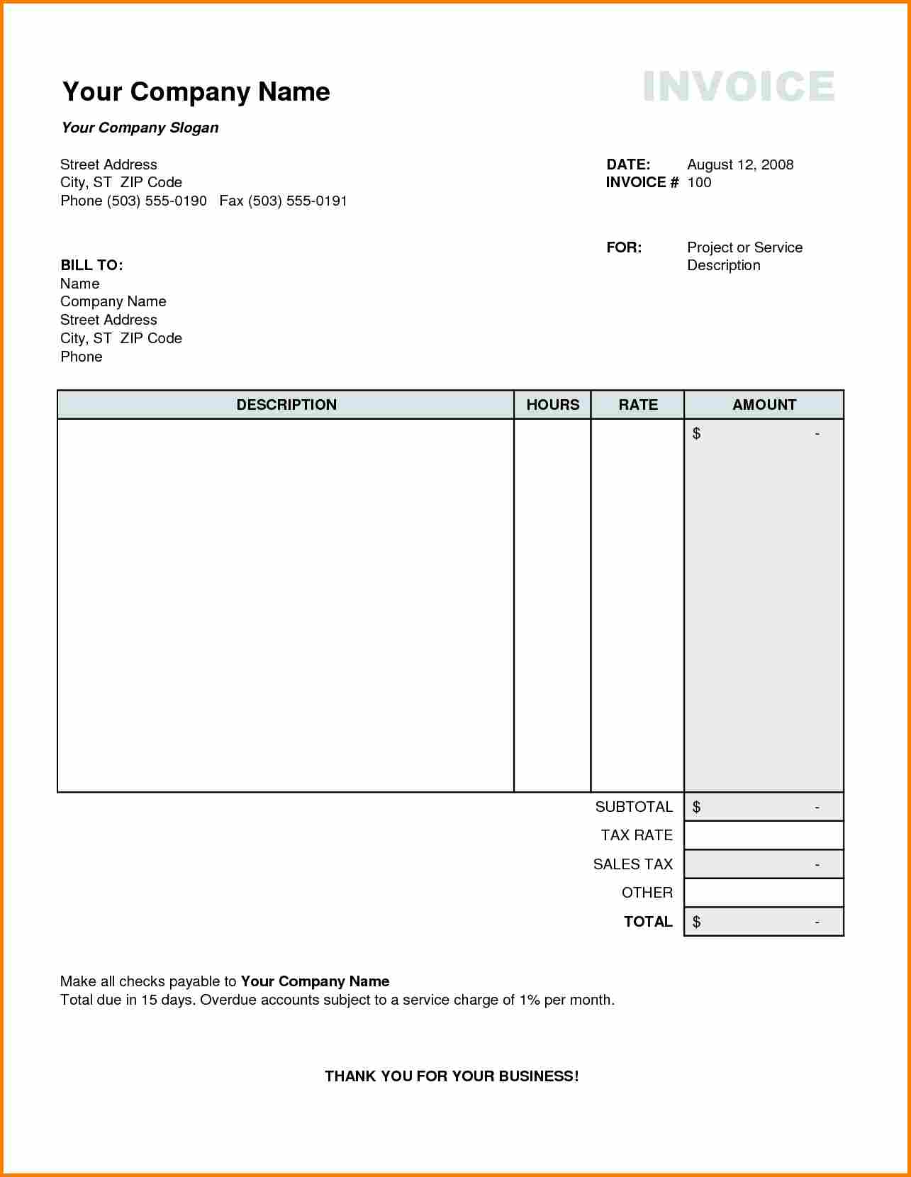 37 Standard Blank Tax Invoice Template Australia Maker for Blank Tax Invoice Template Australia