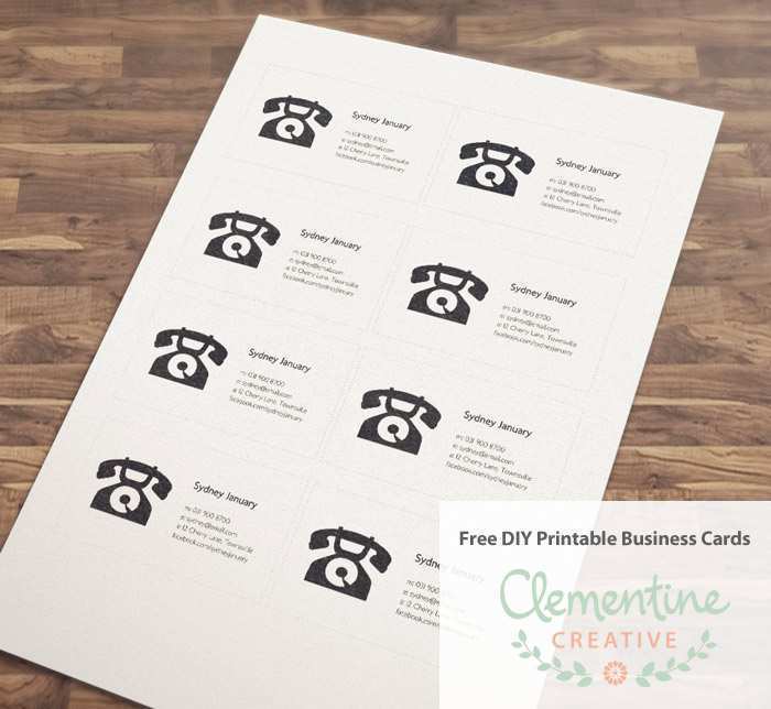 37 Standard Business Card Template Free Print At Home in Photoshop for Business Card Template Free Print At Home
