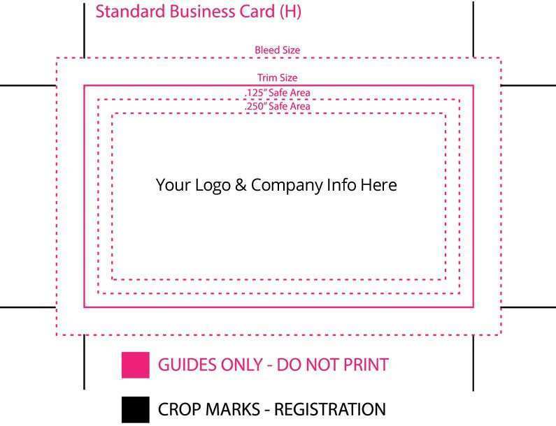 37 Standard Business Card Template With Bleed Download for Ms Word by Business Card Template With Bleed Download