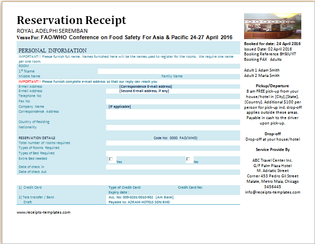 Reservation перевод. Hotel reservation Receipt. Reservation определение. Hotel Receipt Sample. Receipts for Hotel.