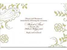 37 The Best Marriage Card Template In Word Download with Marriage Card Template In Word