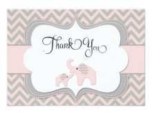 37 The Best Thank You Card Template Elephant Download by Thank You Card Template Elephant