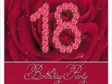 37 Visiting 18Th Birthday Card Template Free For Free with 18Th Birthday Card Template Free