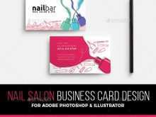 Business Card Templates For Nail Salon