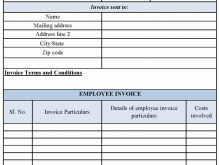 37 Visiting Employee Invoice Template Free in Photoshop by Employee Invoice Template Free