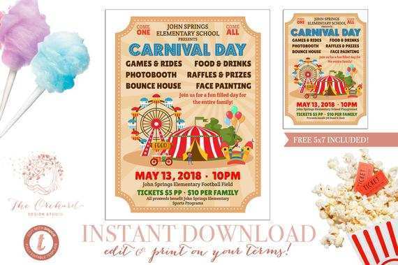 37 Visiting Field Day Flyer Template With Stunning Design with Field Day Flyer Template