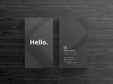 Word Business Card Template Landscape