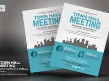 38 Adding Town Hall Flyer Template For Free with Town Hall Flyer Template