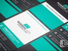 Business Card Template Horizontal