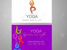 38 Best Business Card Template Yoga in Word by Business Card Template Yoga