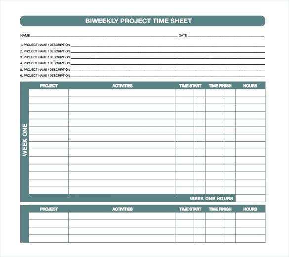 38 Best Excel Project Time Card Template With Stunning Design by Excel Project Time Card Template