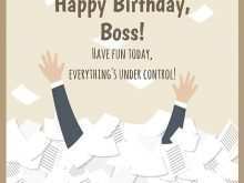 38 Blank Birthday Card Template For Boss Formating with Birthday Card Template For Boss