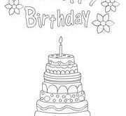 38 Blank Birthday Card Templates To Colour Maker by Birthday Card Templates To Colour