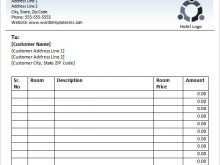 38 Create Invoice Template Of Hotel Layouts with Invoice Template Of Hotel