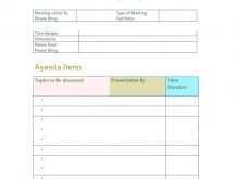38 Create Meeting Agenda Template For Pages With Stunning Design with Meeting Agenda Template For Pages