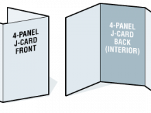 38 Creating 4 Panel J Card Template PSD File with 4 Panel J Card Template