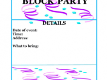38 Creating Block Party Template Flyer For Free with Block Party Template Flyer