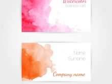38 Creating Business Card Templates Watercolor For Free by Business Card Templates Watercolor