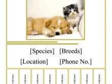 38 Creating Dog Adoption Flyer Template PSD File with Dog Adoption Flyer Template