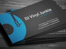 38 Creative Dj Business Card Template Psd Free Download Maker with Dj Business Card Template Psd Free Download