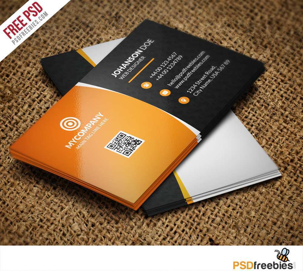 25 Creative Modern Business Card Templates Free Download Psd PSD Regarding Free Psd Visiting Card Templates Download