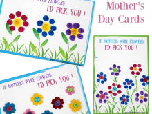 Printable Mothers Day Greeting Card Template