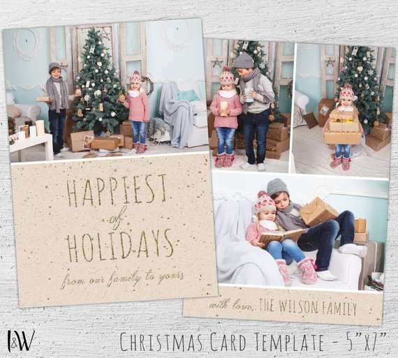 38 Customize 5 Photo Christmas Card Template Download by 5 Photo Christmas Card Template