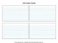 38 Customize Free Printable 3X5 Index Card Template Templates with Free Printable 3X5 Index Card Template