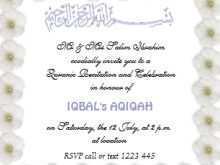 38 Customize Invitation Card Aqiqah Template Formating with Invitation Card Aqiqah Template