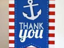 38 Customize Nautical Thank You Card Template With Stunning Design for Nautical Thank You Card Template