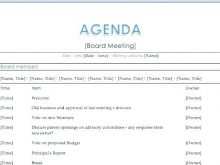 38 Format High School Agenda Template Now for High School Agenda Template